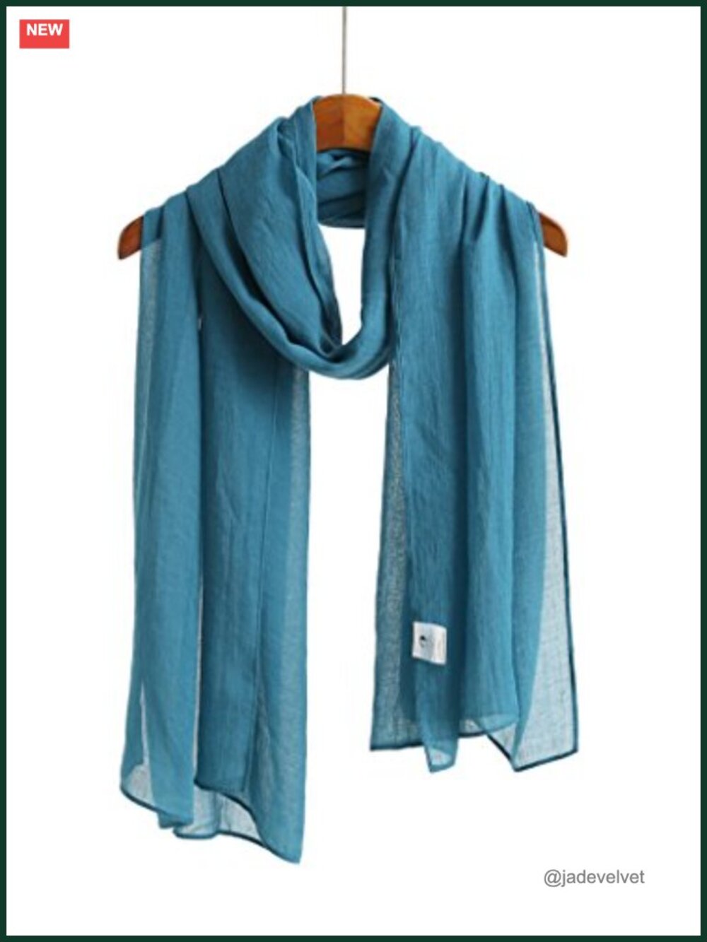 Solid Color Scarf Shawl Wrap Lightweight Polyester Viscose Unisex